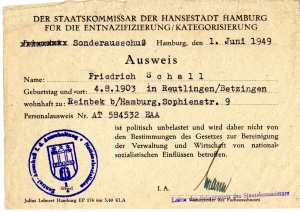 enlarge picture  - de-nazification document