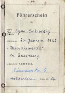 enlarge picture  - driving licence Lneburg