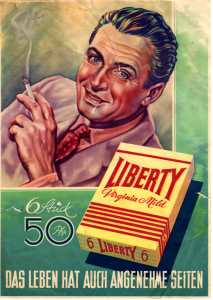 enlarge picture  - tobacco poster Liberty