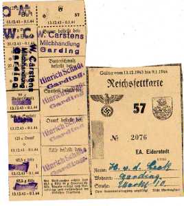 enlarge picture  - rationing fat Germany