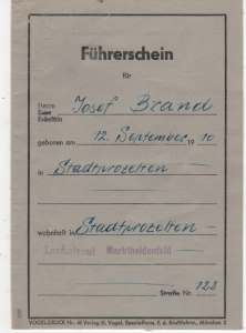greres Bild - Fhrerschein 1958 Markth.