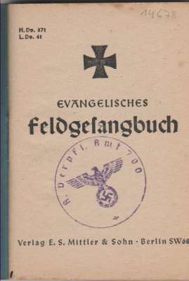 Militrgebetsbuch 1940