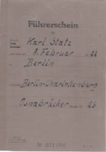 greres Bild - Fhrerschein 1952 Berlin