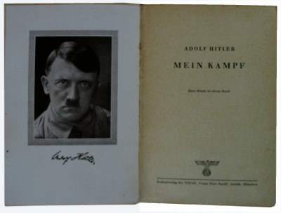 enlarge picture  - book Mein Kampf Hitler