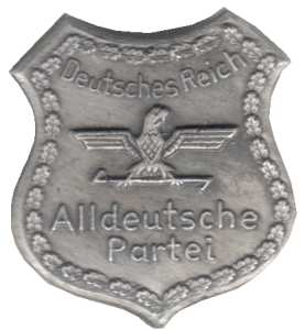 enlarge picture  - badge pan-German party