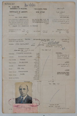 enlarge picture  - id Palestina Jew Austrian