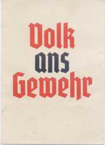 greres Bild - Wurfzettel NSDAP     1937