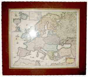 enlarge picture  - map Europe antique