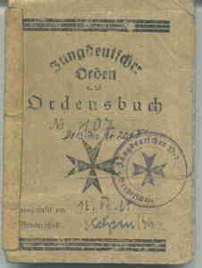 enlarge picture  - membership book JDO 1925