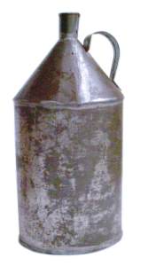 enlarge picture  - Flasche Blech        1946
