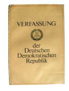 enlarge picture  - Verfassung DDR       1968
