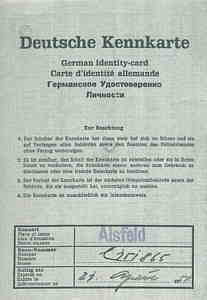 enlarge picture  - id-card Allied Germany