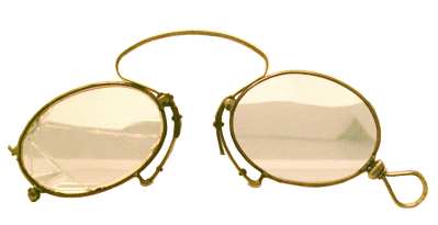 enlarge picture  - glasses historic 1860