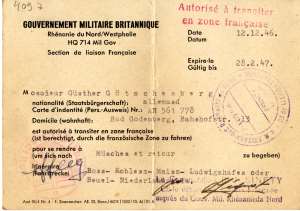 enlarge picture  - visa transit French Germa