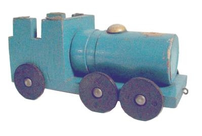 enlarge picture  - toy railway wood
