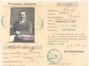 enlarge picture  - id-card Limburg 1925