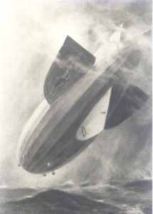 greres Bild - Postkarte Zeppelin   1928