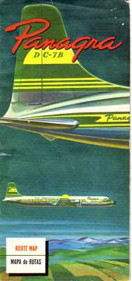 greres Bild - Flugplan Panagra     1953