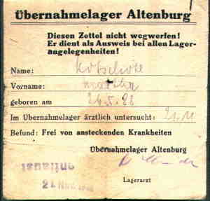 enlarge picture  - refugee id German tempor.