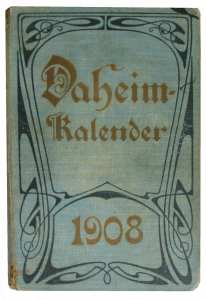 enlarge picture  - book yearbook 1908 German