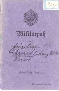 greres Bild - Wehrpa Flieger      1916