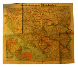 greres Bild - Landkarte sterr./Ungarn