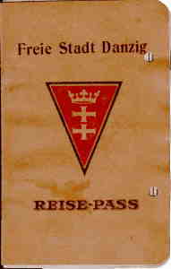 enlarge picture  - id passport Danzig 1935