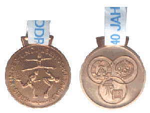 greres Bild - Medaille Sport DDR   1989
