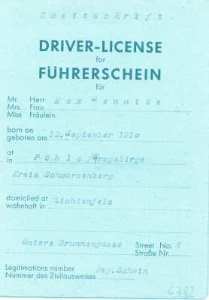 enlarge picture  - driving licence Lichtenf.