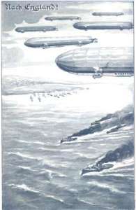 greres Bild - Postkarte Zeppelin   1915