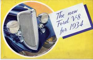 enlarge picture  - brochure Ford car 1934