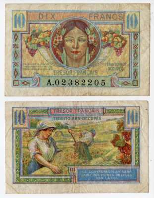 greres Bild - Geldnote Frankreich  1947