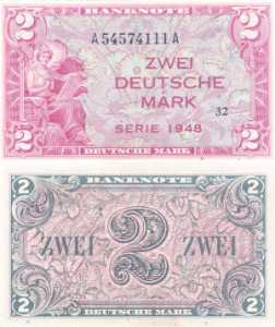 greres Bild - Geldnote 1948 B     DM  2
