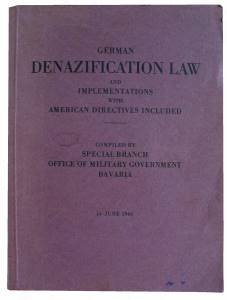 enlarge picture  - book law de-nazification