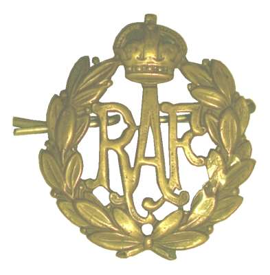 enlarge picture  - badge pilot British RAF