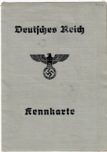 greres Bild - Ausweis Reichskennkarte 1