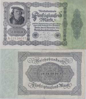 enlarge picture  - money banknote German 922