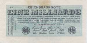 greres Bild - Geldnote 1923-1923 DR  1M