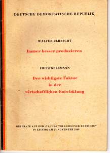 greres Bild - Heft DDR W.Ulbricht  1949