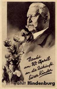 enlarge picture  - election postcard 1932
