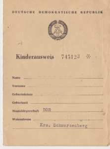 enlarge picture  - id GDR children pass
