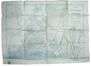 enlarge picture  - map 1870 German French w.
