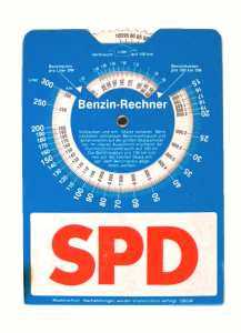 greres Bild - Kfz Parkscheibe SPD  1997