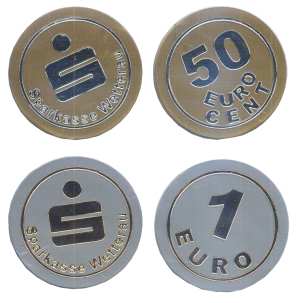 enlarge picture  - coin plastic Euro pre ed.