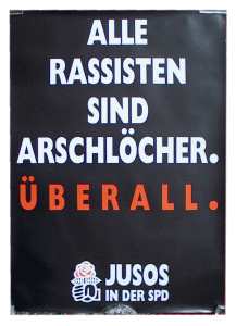 enlarge picture  - election poster 2001 Juso