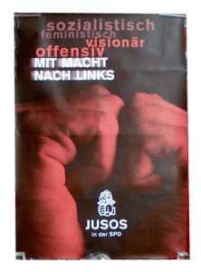 enlarge picture  - election poster Jusos 200