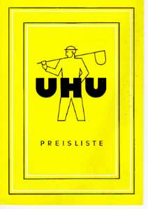 enlarge picture  - brochure glue UHU German